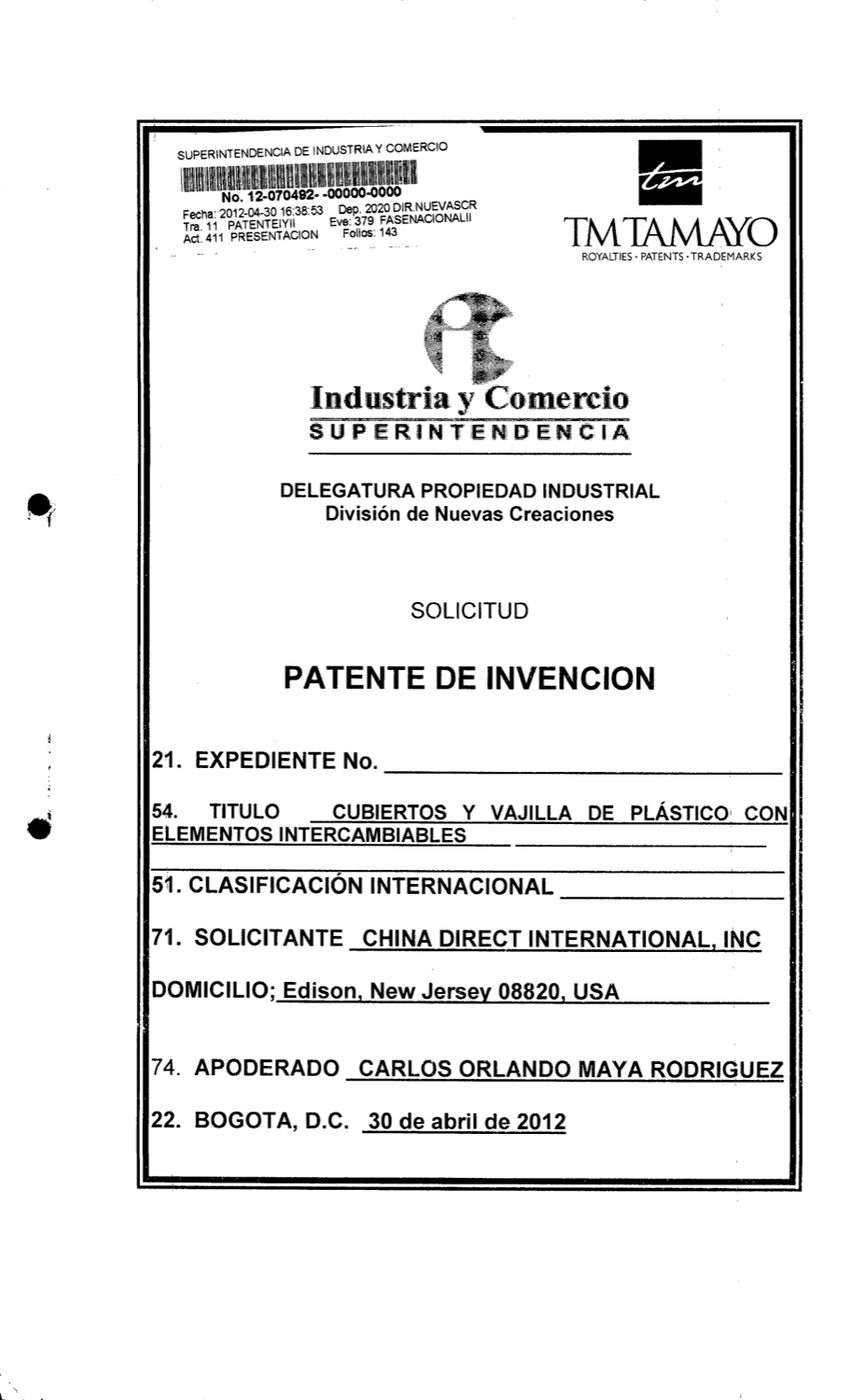 CUBIERTOS Y VAJILLA DE PLÁSTICO CON ELEMENTOS INTERCAMBIABLES