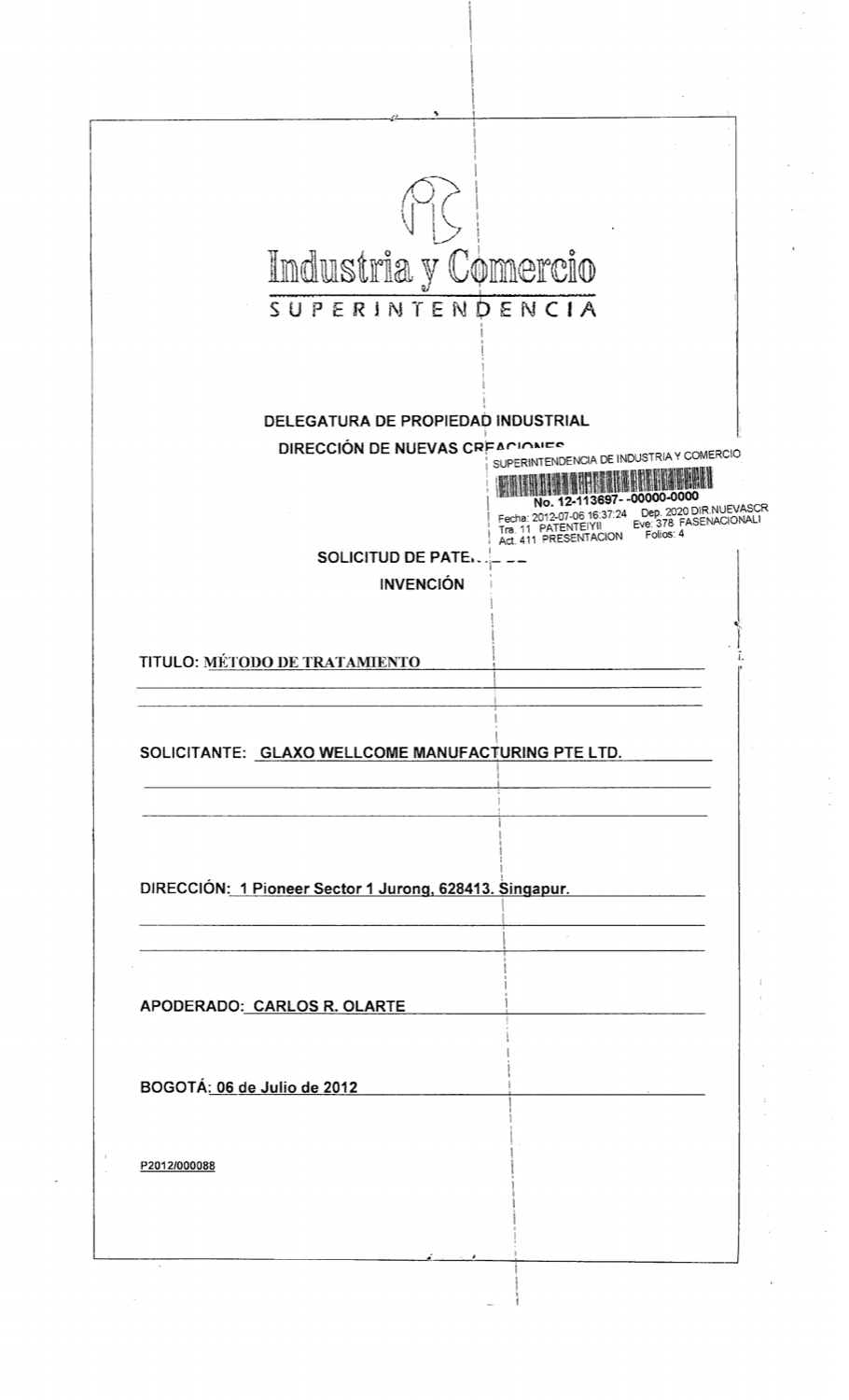 MÉTODO DE TRATAMIENTO