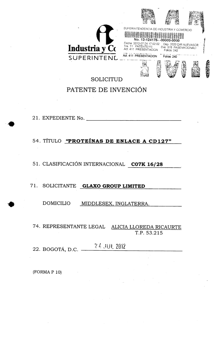 PROTEINAS DE ELANCE A CD 127