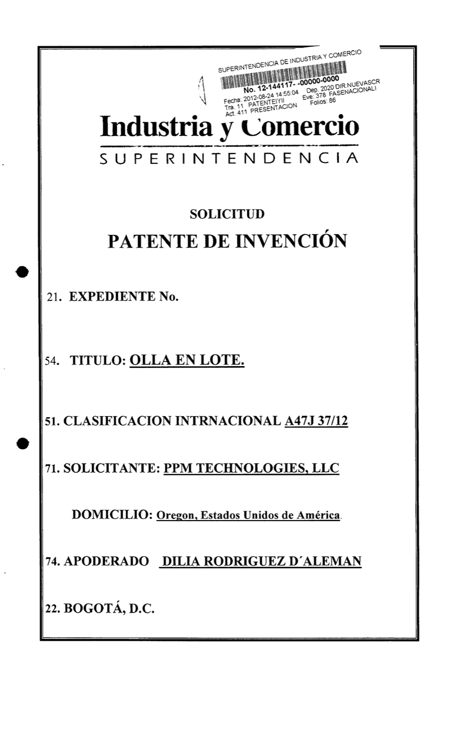 OLLA EN LOTE