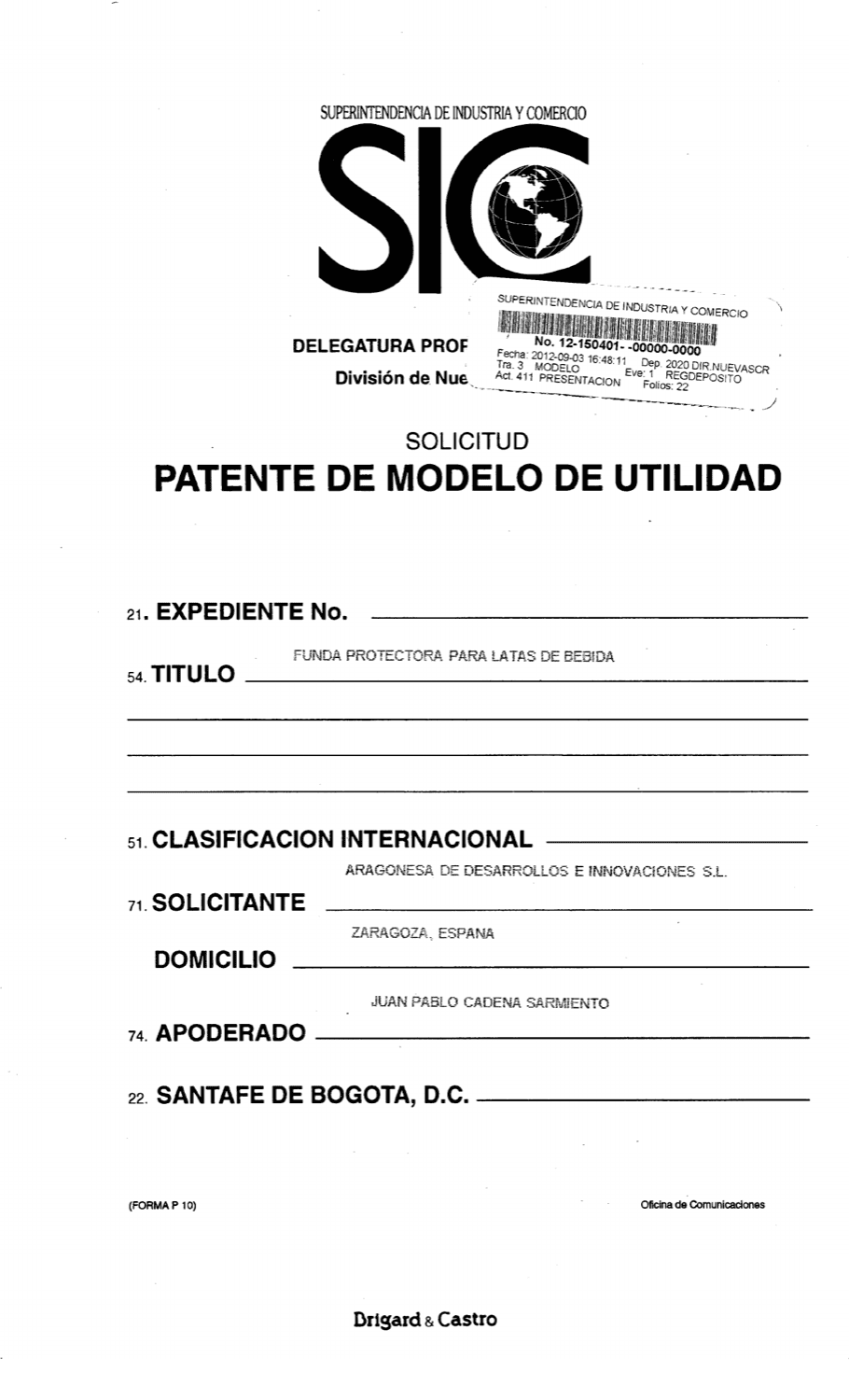 FUNDA PROTECTORA PARA LATAS DE BEBIDA