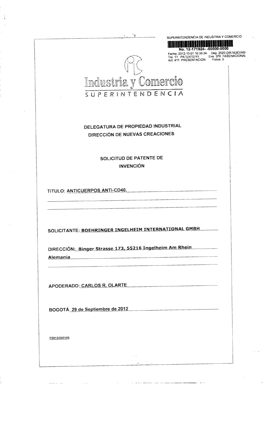 ANTICUERPOS ANTI-CD40