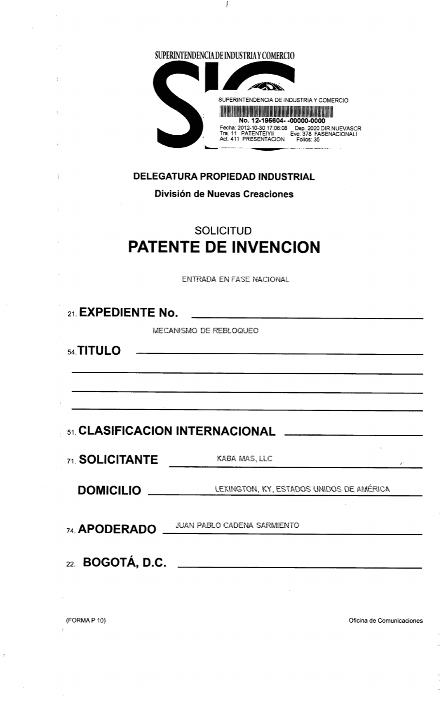 MECANISMO DE REBLOQUEO PARA BLOQUEAR UN PESTILLO DE UNA CERRADURA CUANDO SE SOMETE A UN ATAQUE FÍSICO
