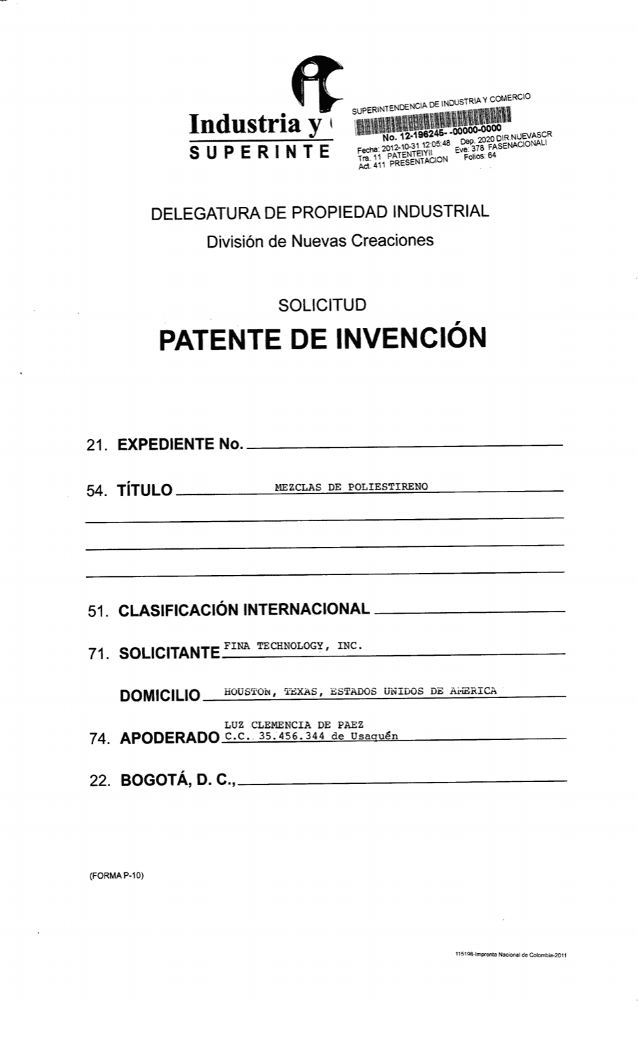 MÉTODO DE PREPARACIÓN DE MEZCLAS DE POLIESTIRENO, DONDE LA COMPOSICIÓN QUE CONTIENE POLIESTIRENO, TIENE UN ÍNDICE DE FLUIDEZ DE FUSIÓN DE MAYOR QUE EL DEL MONÓMERO DE ESTIRENO