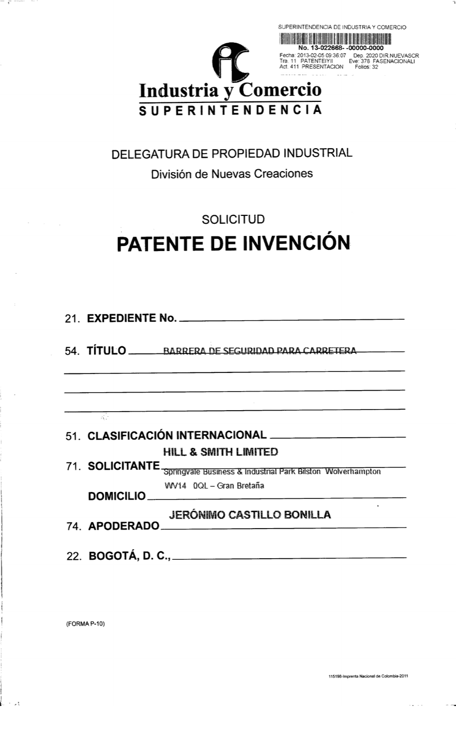 BARRERA DE SEGURIDAD PARA CARRETERA