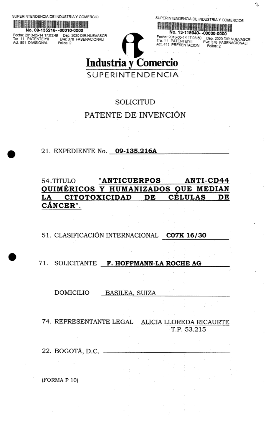 ANTICUERPOS ANTI-CD44 QUIMÉRICOS Y HUMANIZADOS QUE MEDIAN LA CITOTOXICIDAD DE CELULAS DE CANCER