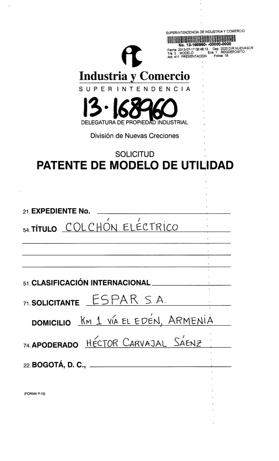 COLCHÓN ELÉCTRICO