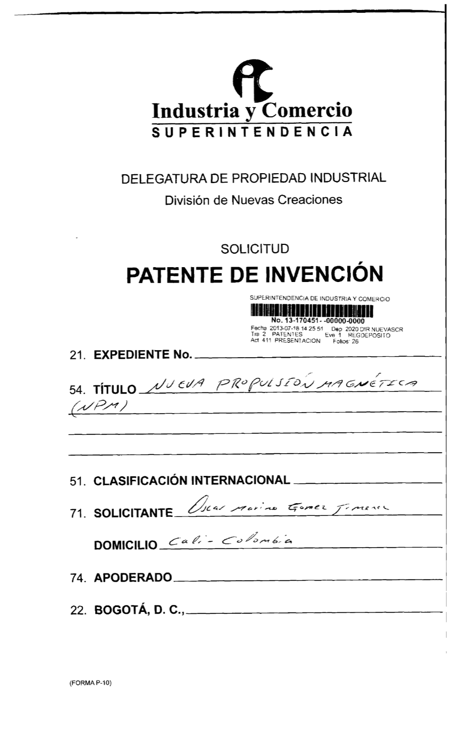 NUEVA PROPULSIÓN MAGNÉTICA (NPM)