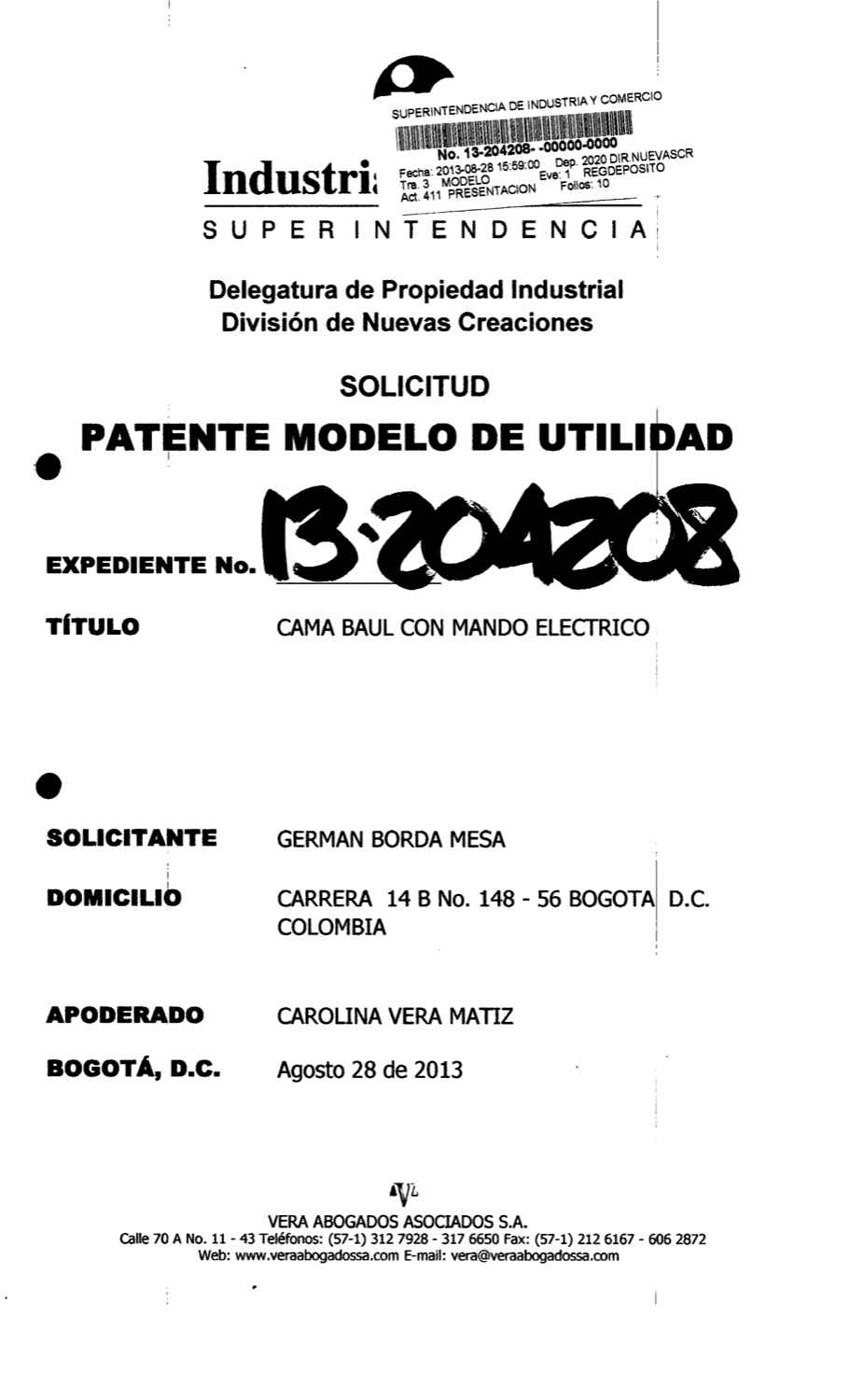 CAMA BAÚL CON MANDO ELÉCTRICO