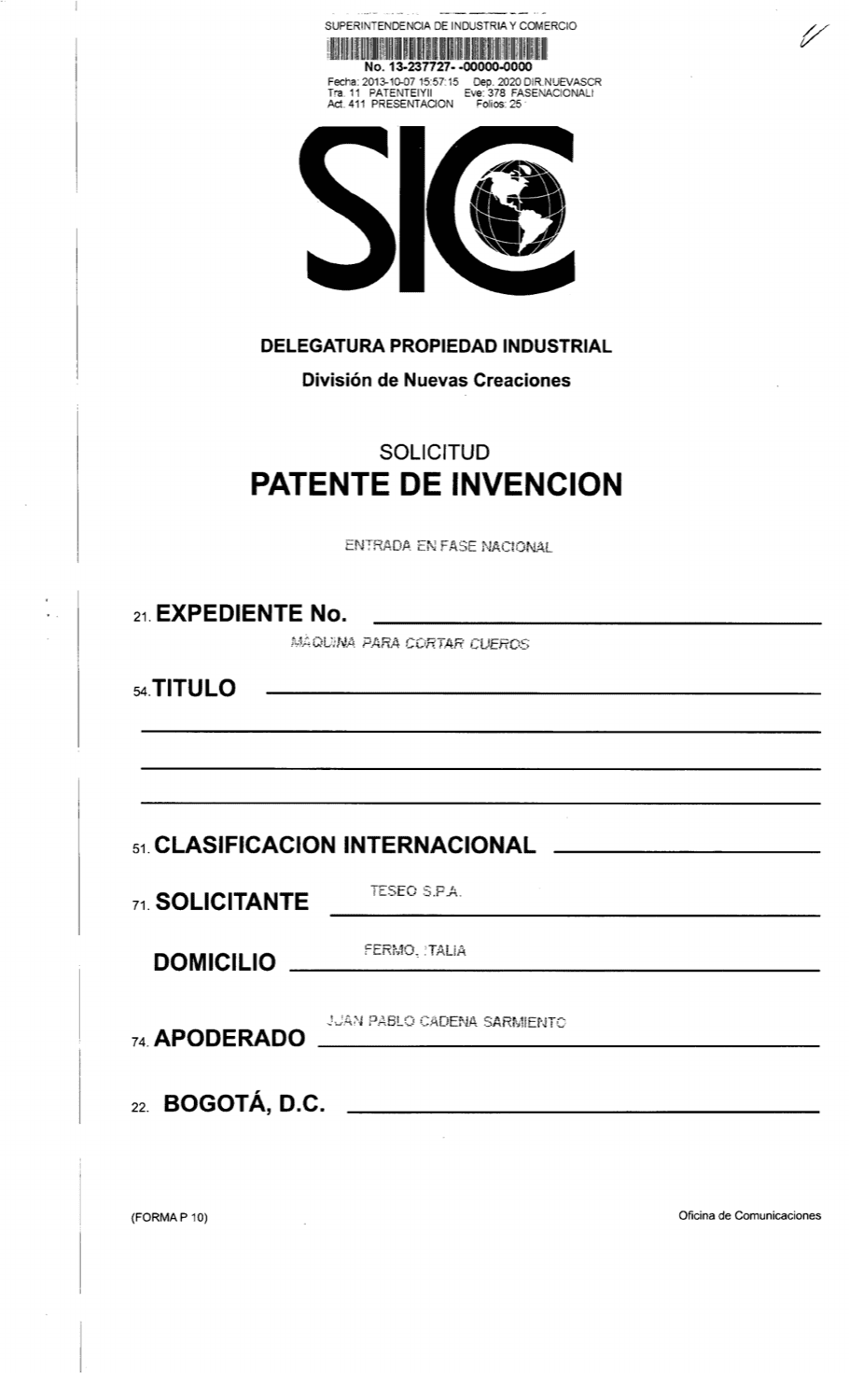 MÁQUINA PARA CORTAR CUEROS