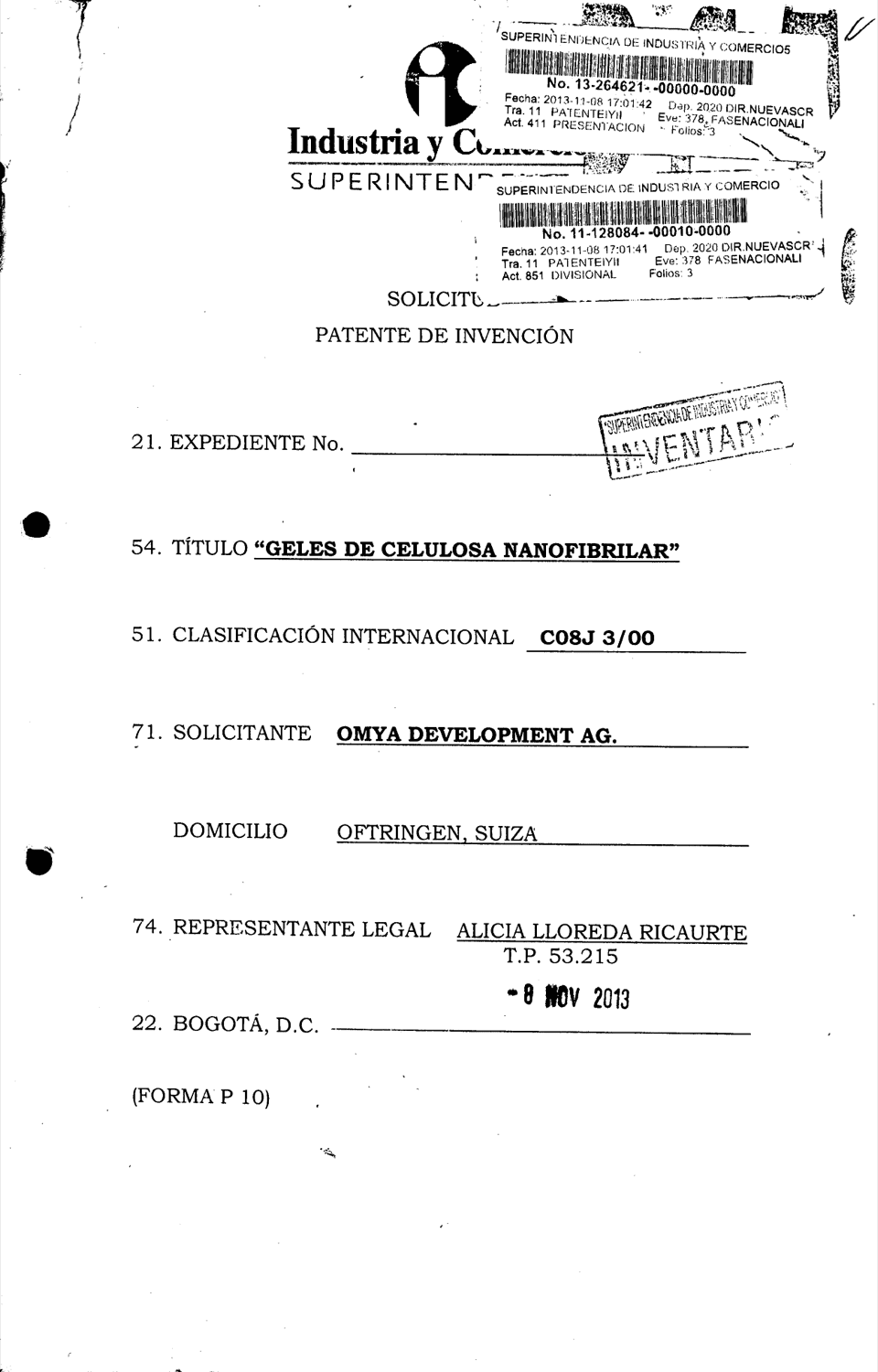 GELES DE CELULOSA NANOFIBRILAR