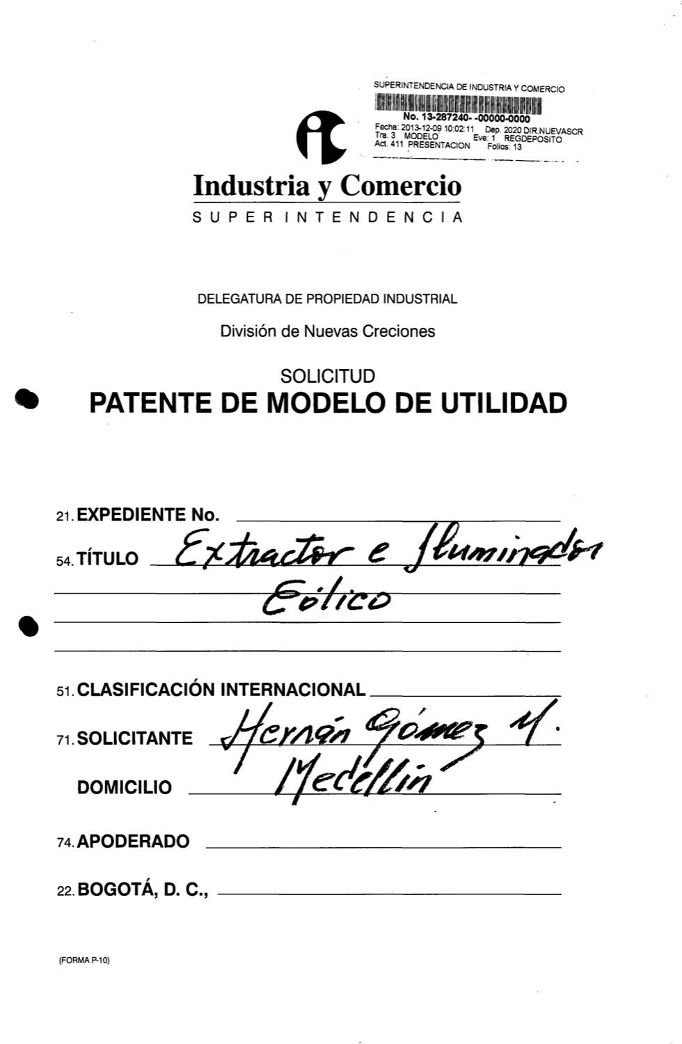 EXTRACTOR E ILUMINADOR EÓLICO