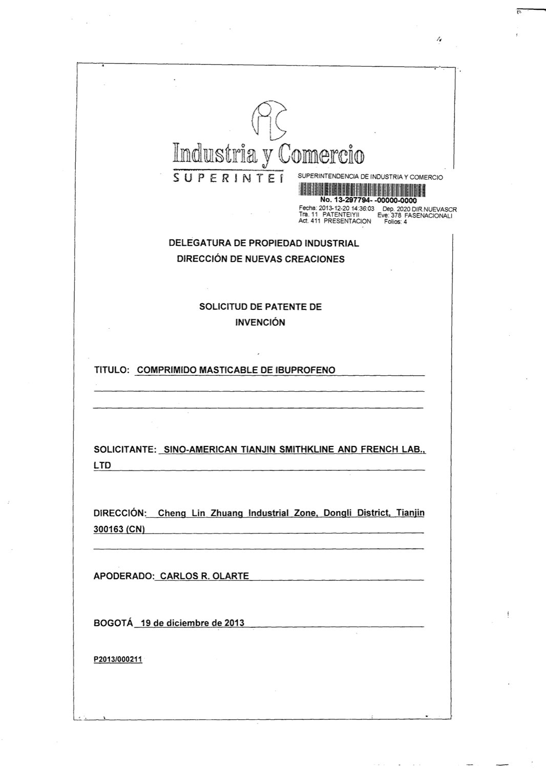 COMPRIMIDO MASTICABLE DE IBUPROFENO