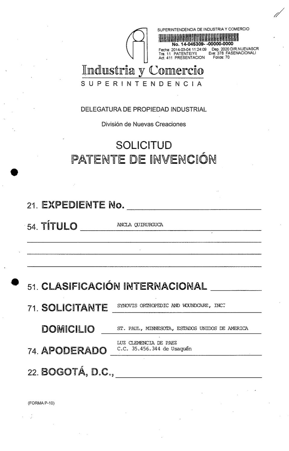 ANCLA QUIRÚRGICA