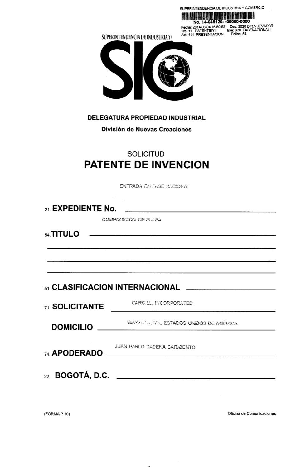 COMPOSICIÓN DE PULPA