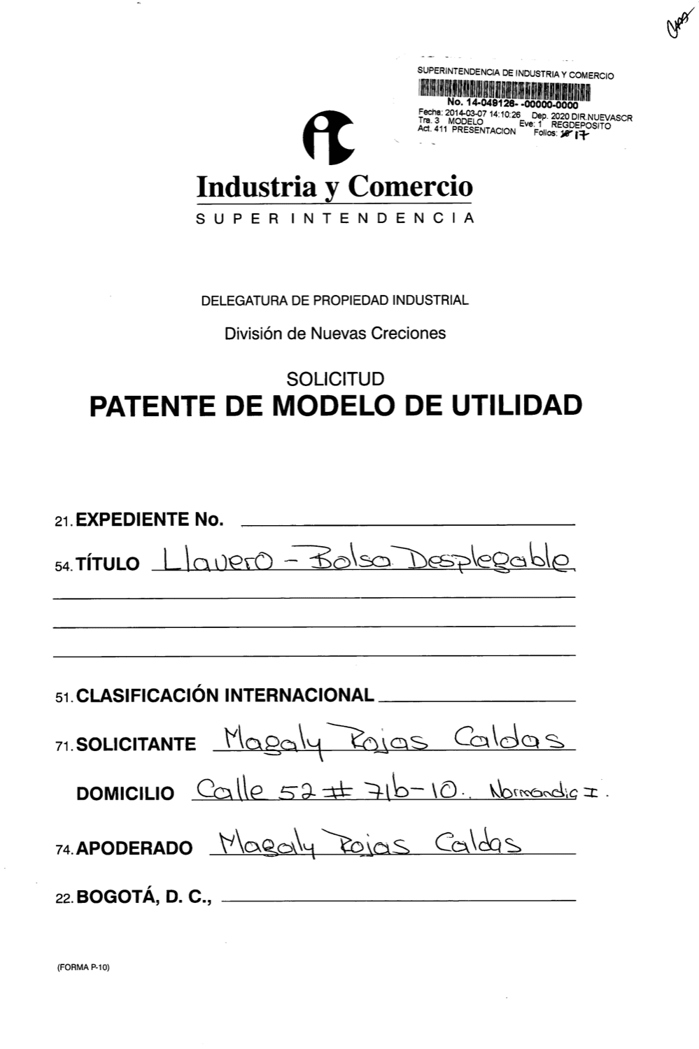LLAVERO - BOLSA DESPLEGABLE