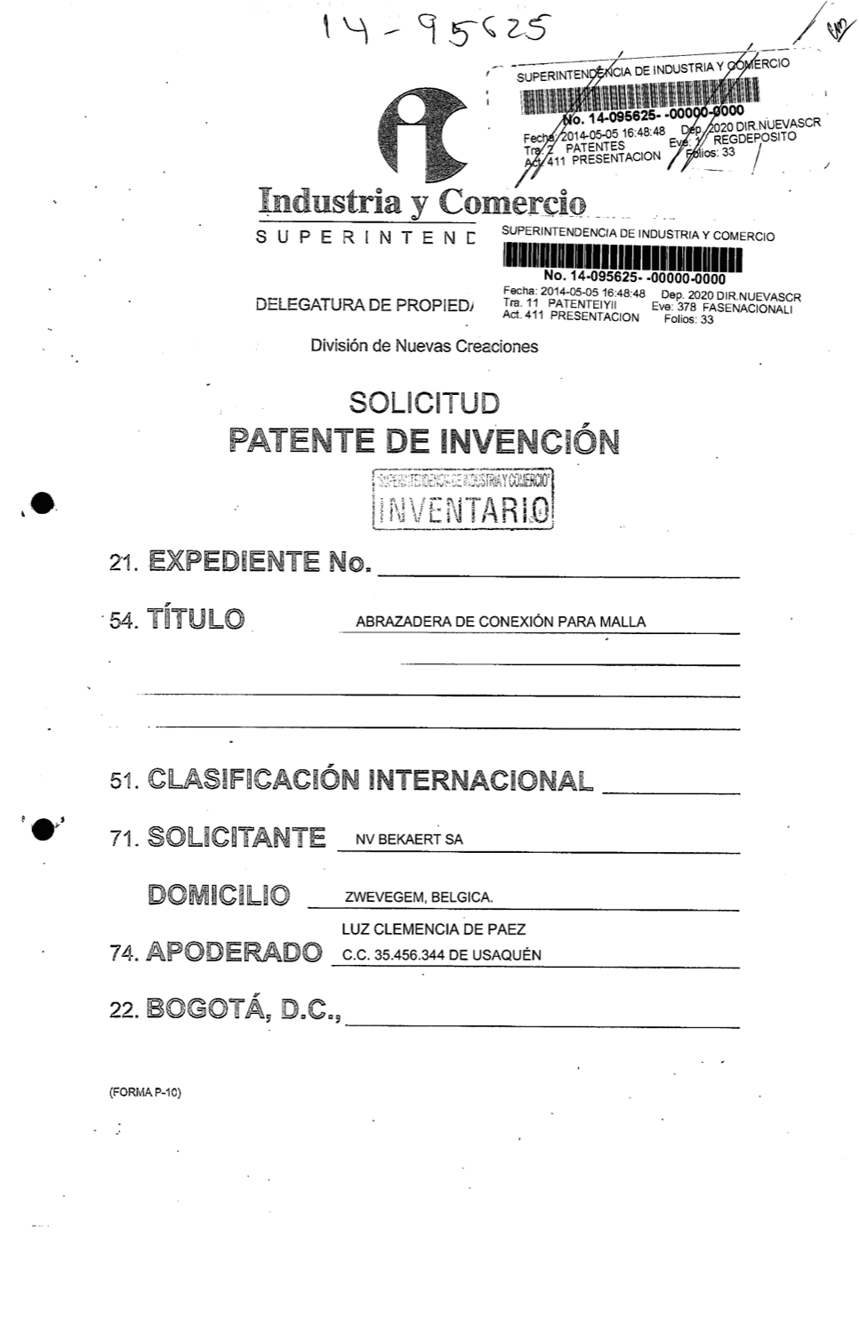 ABRAZADERA DE CONEXIÓN PARA MALLA