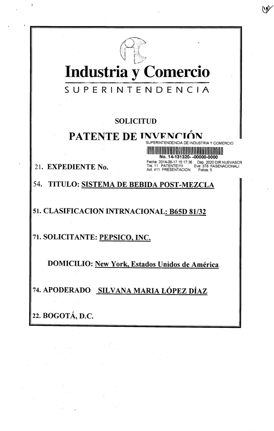 SISTEMA DE BEBIDA POST-MEZCLADO
