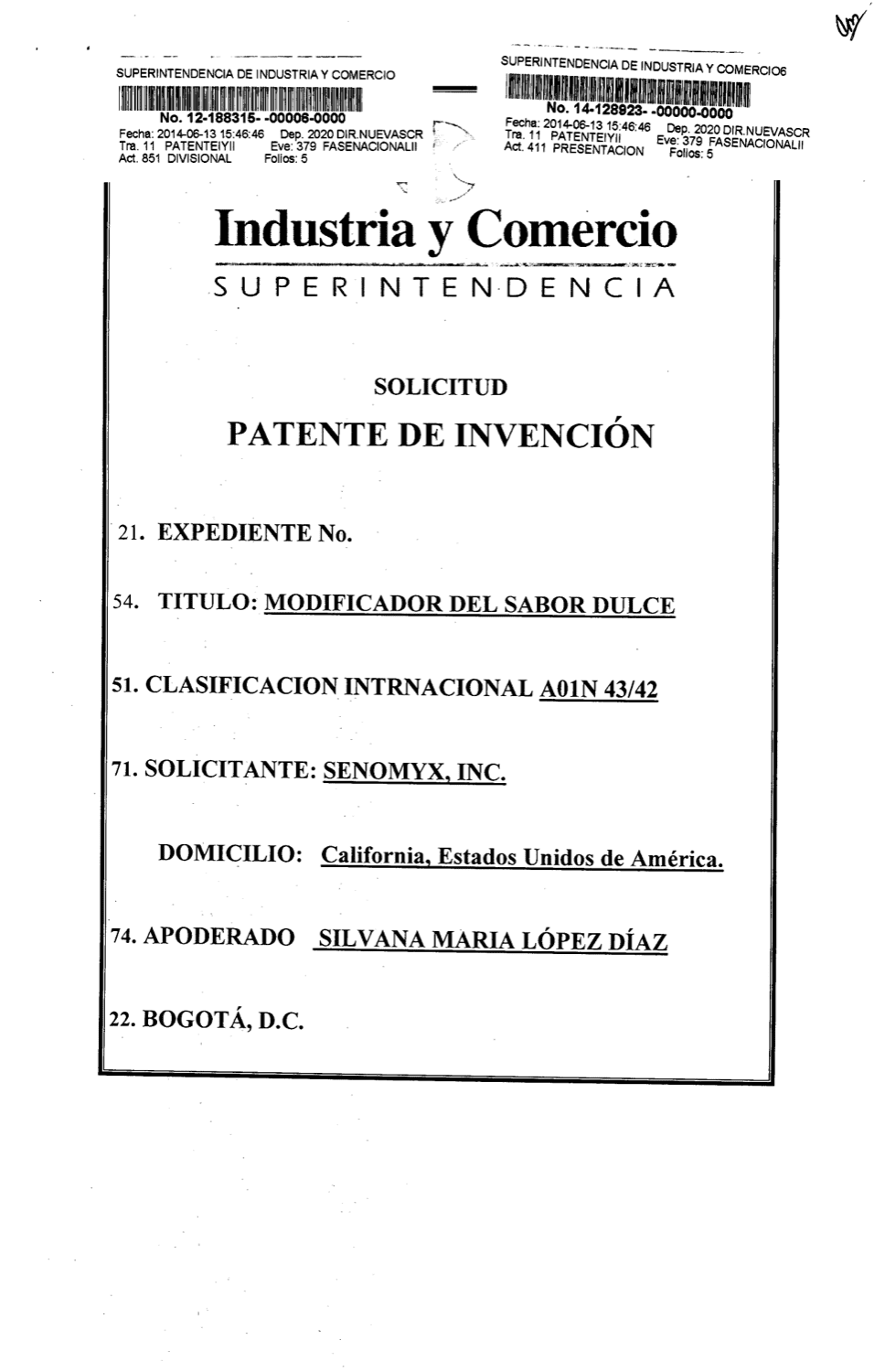 MODIFICADOR DEL SABOR DULCE