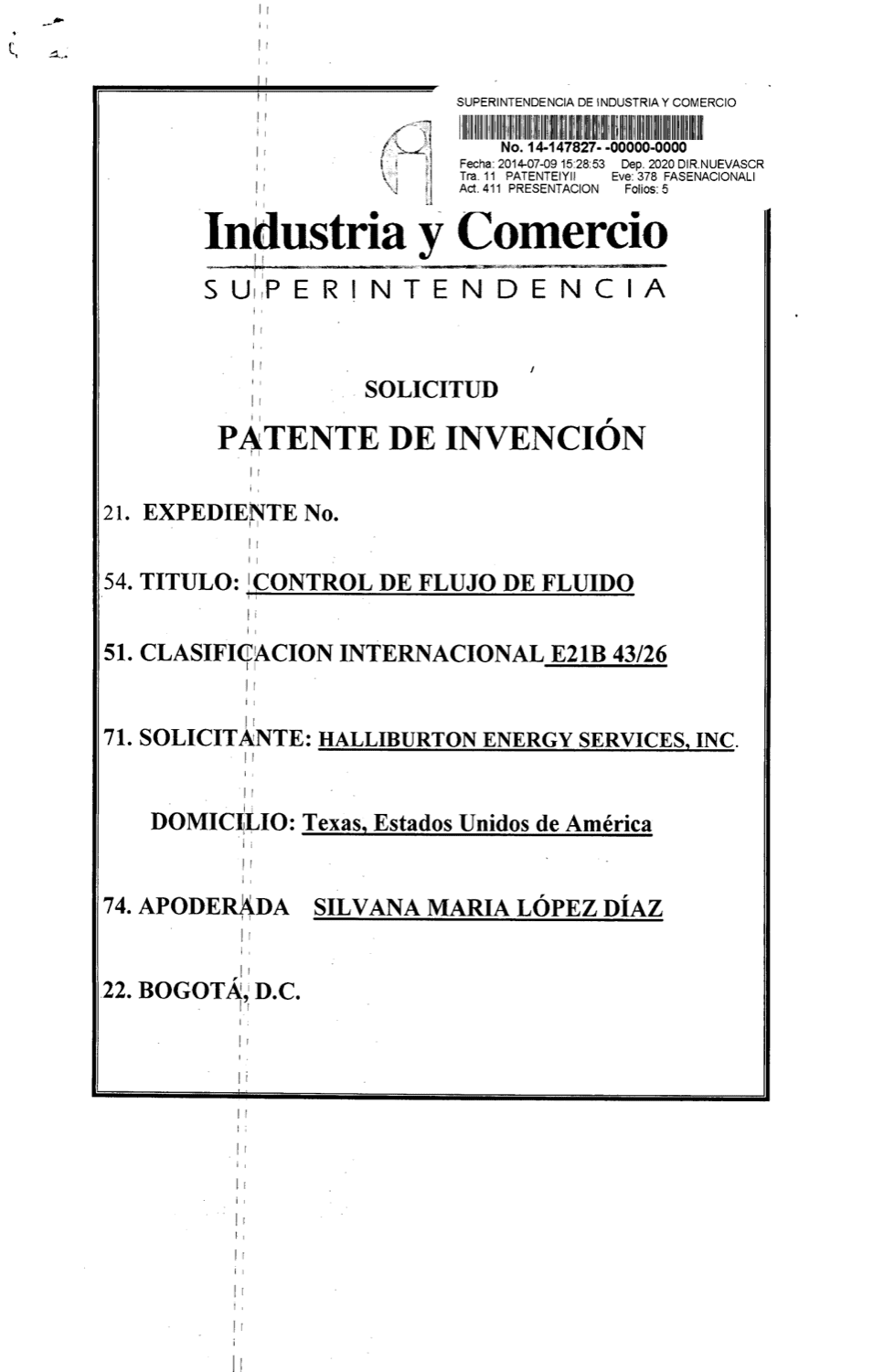 CONTROL DE FLUJO DE FLUIDO