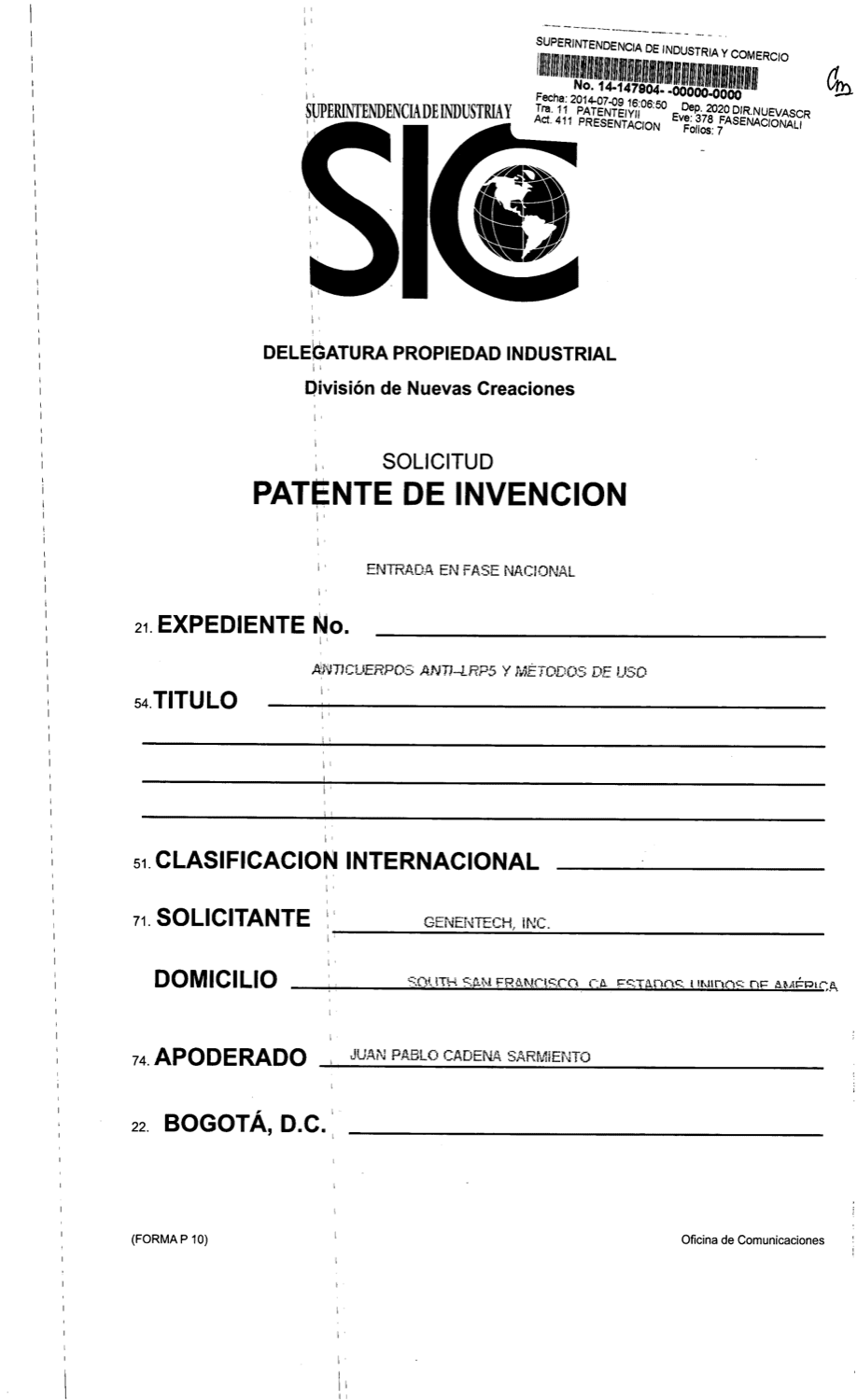 ANTICUERPO ANTI-LRP5