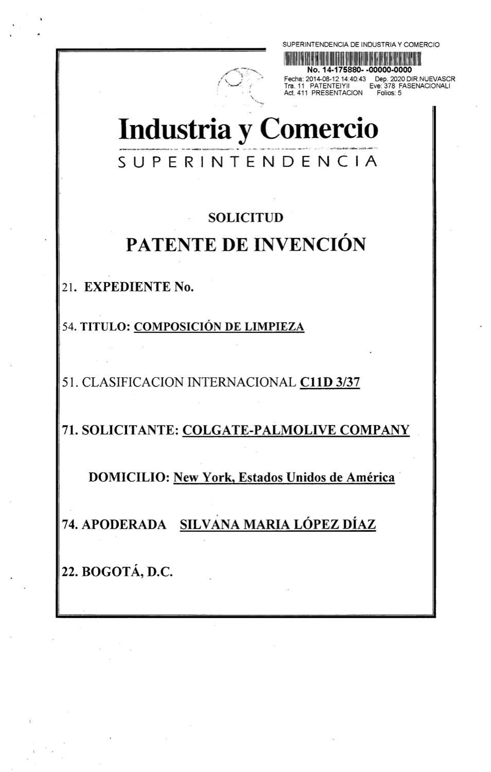 COMPOSICIÓN DE LIMPIEZA
