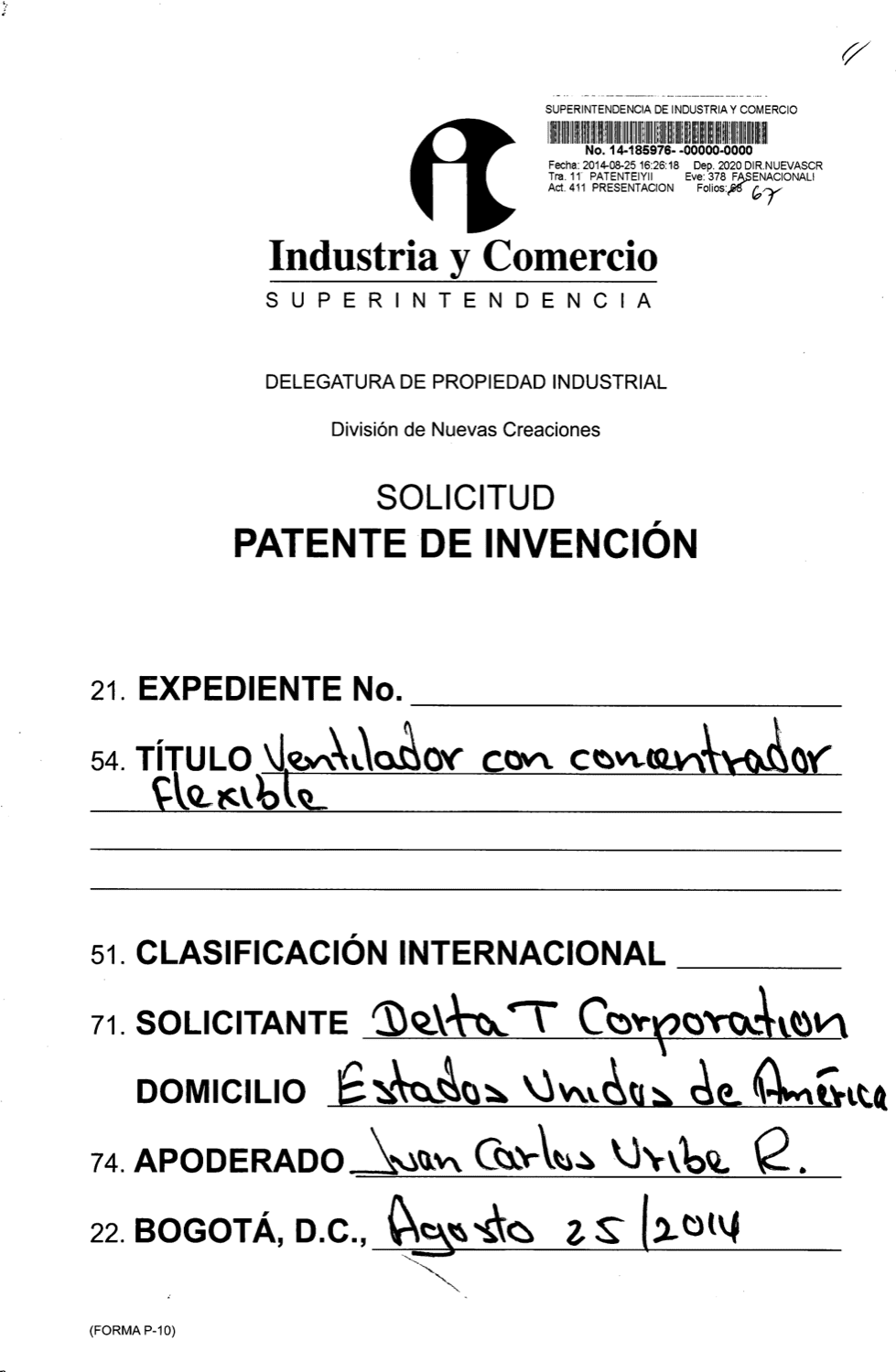 VENTILADOR CON CONCENTRADOR FLEXIBLE