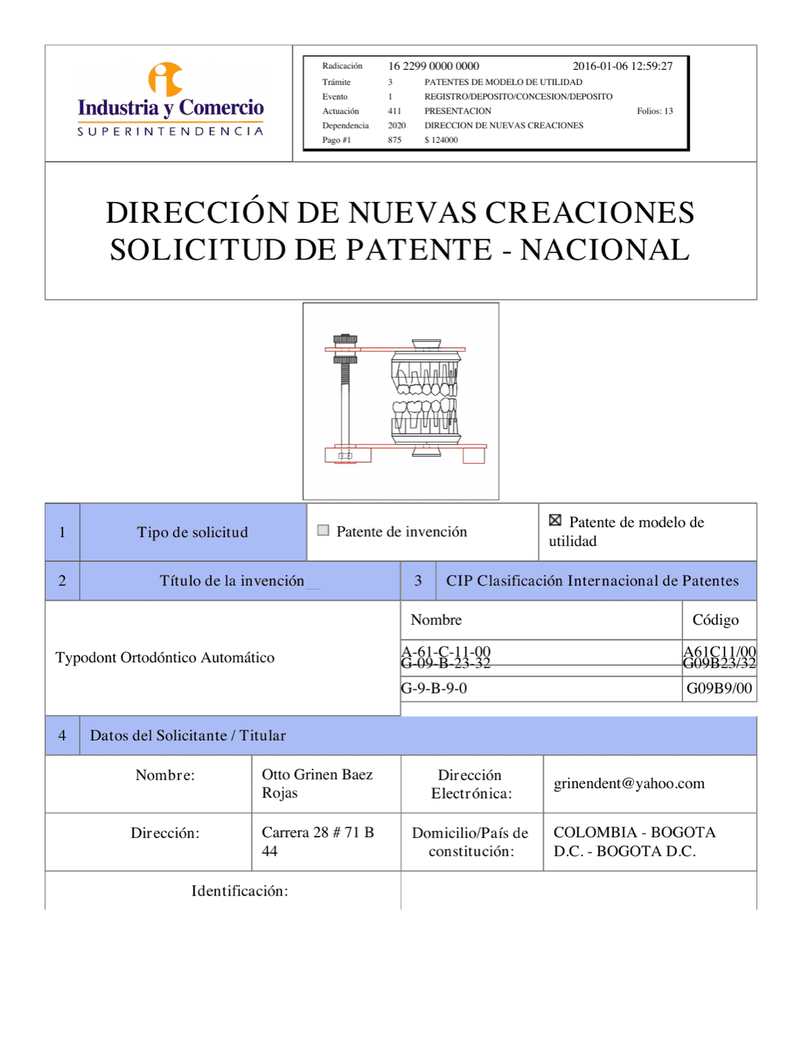 MODELO DENTAL AUTOMÁTICO CON CIRCUITOS ELECTRÓNICOS