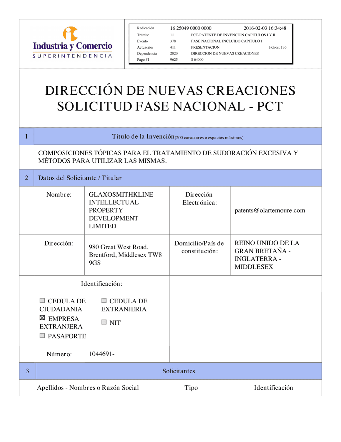 COMPOSICIONES TÓPICAS DE UMECLIDINIO