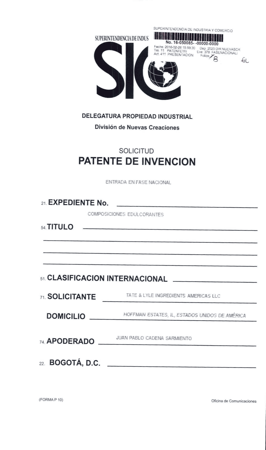 COMPOSICIONES EDULCORANTES