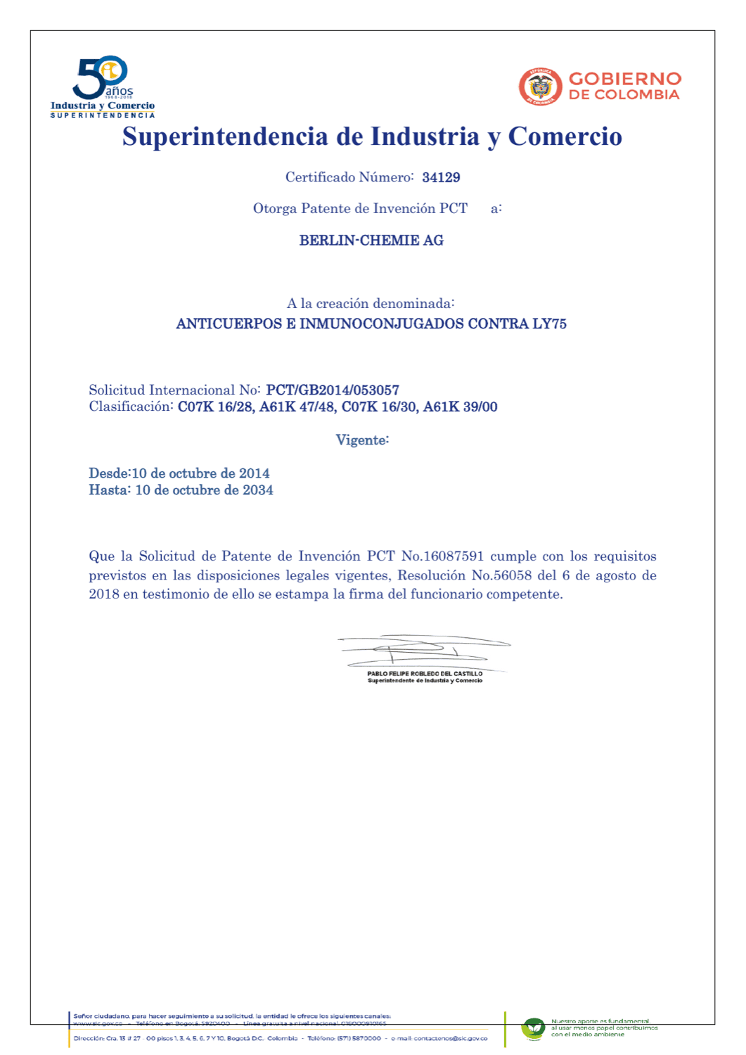 ANTICUERPOS E INMUNOCONJUGADOS CONTRA LY75