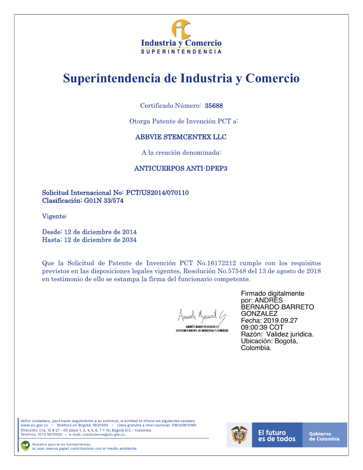 ANTICUERPOS ANTI-DPEP3