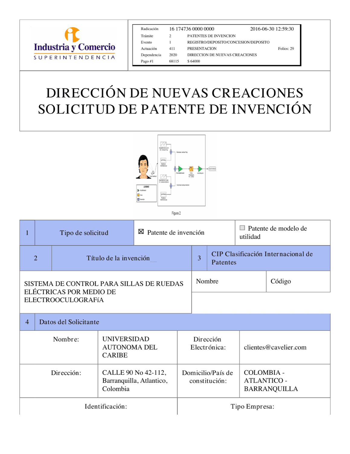 SISTEMA DE CONTROL PARA SILLAS DE RUEDAS ELÉCTRICAS POR MEDIO DE ELECTROOCULOGRAFÍA