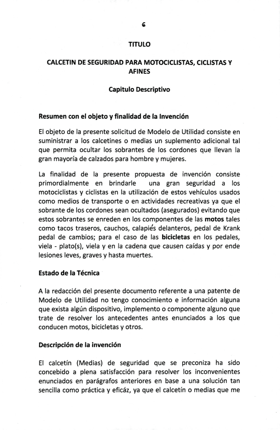 CALCOMPONENTE ADICIONAL PARA CALCETINES