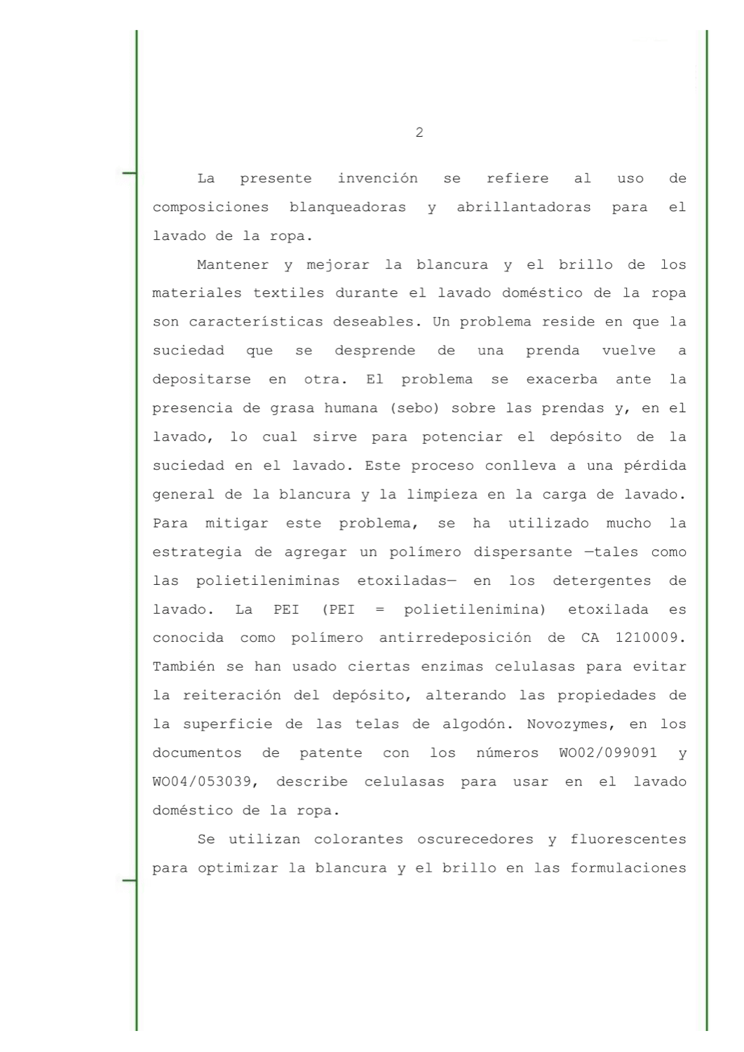 COMPOSICIÓN BLANQUEADORA