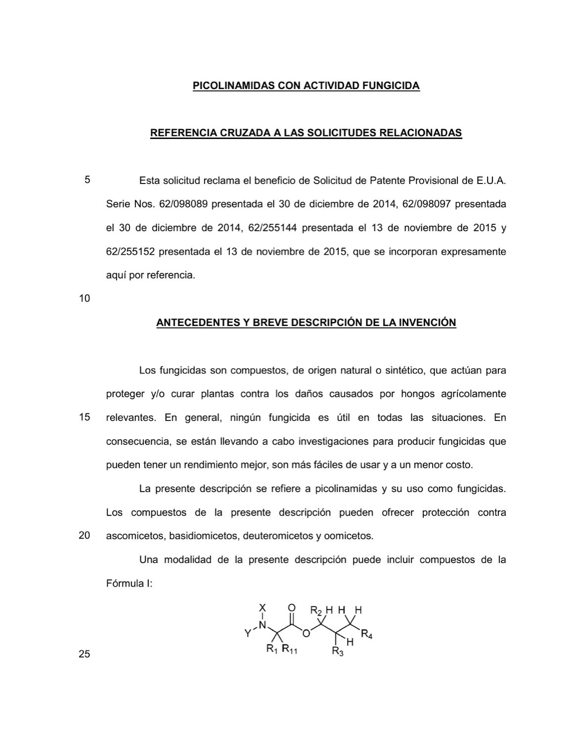 COMPUESTOS DE ACETATO DE PROPILO QUE CONTIENEN DERIVADOS DE PICOLINAMIDAS CON ACTIVIDAD FUNGICIDA