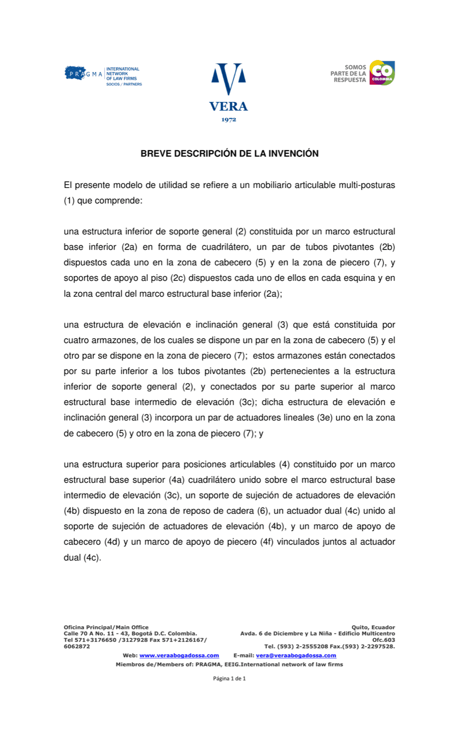 MOBILIARIO ARTICULABLE MULTI-POSTURAS