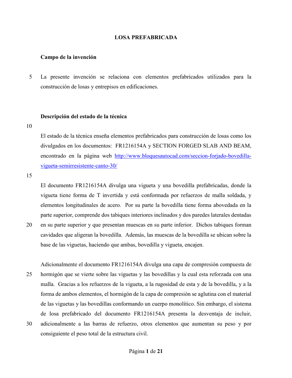 LOSA PREFABRICADA