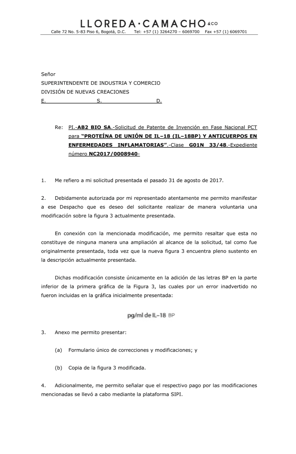 PROTEÍNA INHIBIDORA DE IL–18 (IL–18BP) EN ENFERMEDADES INFLAMATORIAS