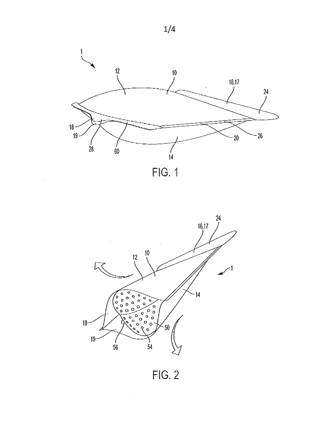 ENVASE FLEXIBLE CON UNA CARACTERÍSTICA DE DRENADO