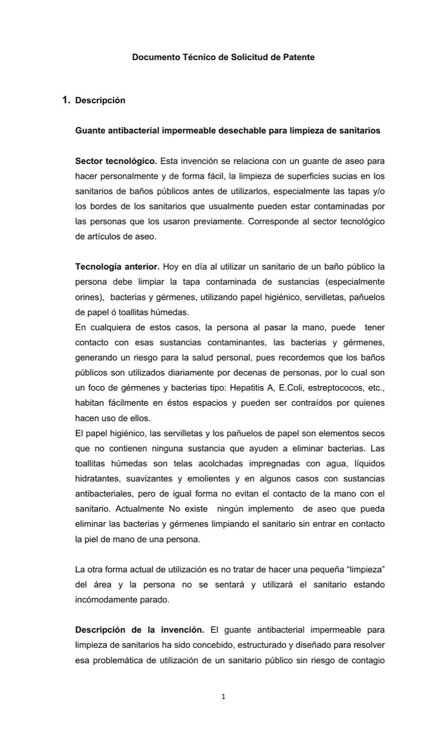 GUANTE ANTIBACTERIAL IMPERMEABLE DESECHABLE PARA LIMPIEZA DE SANITARIOS