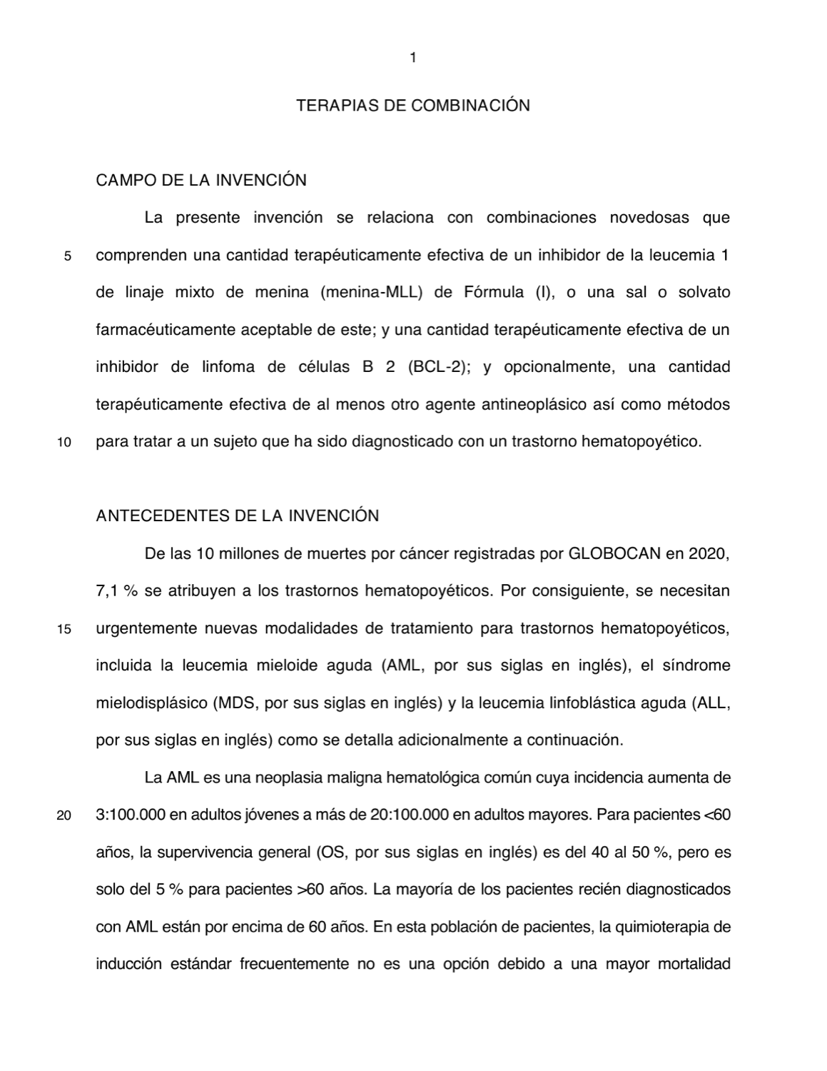 TERAPIAS DE COMBINACIÓN